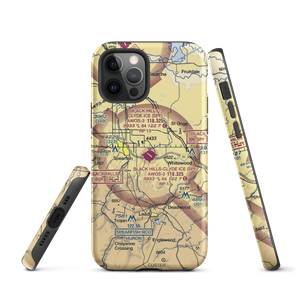 Black Hills Airport-Clyde Ice Field (SPF) VFR Sectional  Tough iPhone Case