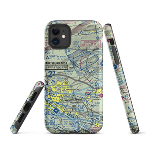 Black Landing Field (PA44) VFR Sectional  Tough iPhone Case