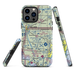 Black Otter Airport (9WI1) VFR Sectional  Tough iPhone Case