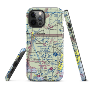 Black Otter Airport (9WI1) VFR Sectional  Tough iPhone Case