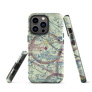 Black River Falls Area Airport (BCK) VFR Sectional  Tough iPhone Case