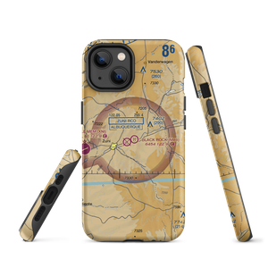 Black Rock Airport (ZUN) VFR Sectional  Tough iPhone Case