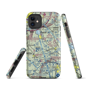 Blackburn Airport (WI98) VFR Sectional  Tough iPhone Case