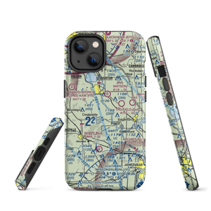 Blackburn Airport (WI98) VFR Sectional  Tough iPhone Case