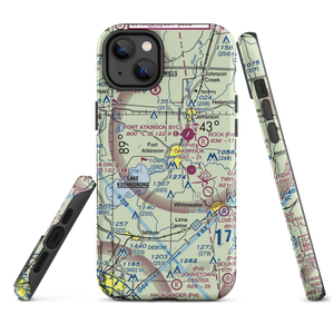 Blackhawk Island Airport (1WI9) VFR Sectional  Tough iPhone Case