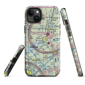 Blackhawk Island Airport (1WI9) VFR Sectional  Tough iPhone Case