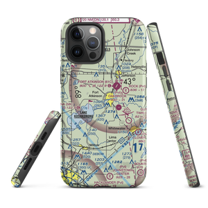 Blackhawk Island Airport (1WI9) VFR Sectional  Tough iPhone Case