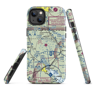 Blackwater Airstrip (NC61) VFR Sectional  Tough iPhone Case