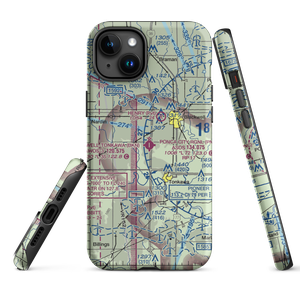 Blackwell Tonkawa Municipal Airport (BKN) VFR Sectional  Tough iPhone Case