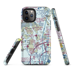 Blakely Island Airport (38WA) VFR Sectional  Tough iPhone Case