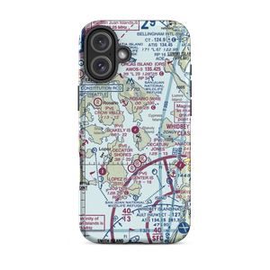 Blakely Island Airport (38WA) VFR Sectional  Tough iPhone Case