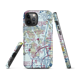 Blakely Island Airport (38WA) VFR Sectional  Tough iPhone Case