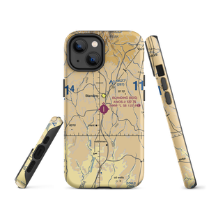 Blanding Municipal Airport (BDG) VFR Sectional  Tough iPhone Case