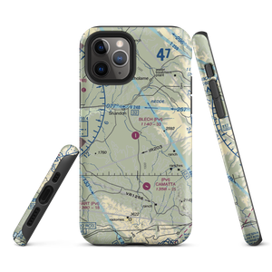 Blech Ranch Airport (0CA9) VFR Sectional  Tough iPhone Case