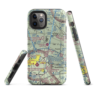 Blo Airport (12TS) VFR Sectional  Tough iPhone Case