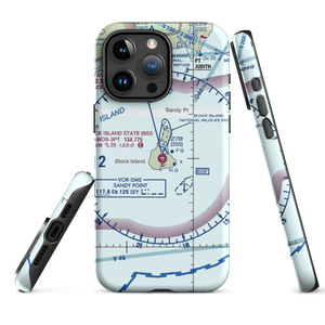 Block Island State Airport (BID) VFR Sectional  Tough iPhone Case