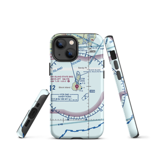 Block Island State Airport (BID) VFR Sectional  Tough iPhone Case