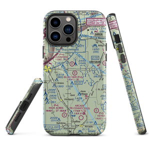 Bloecher Farm Airport (92NY) VFR Sectional  Tough iPhone Case