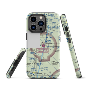 Bloomfield Municipal Airport (4K6) VFR Sectional  Tough iPhone Case