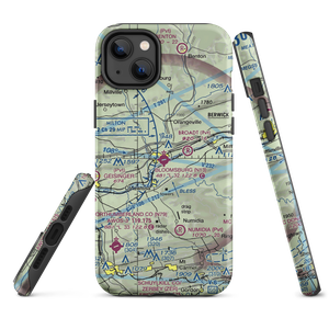 Bloomsburg Municipal Airport (N13) VFR Sectional  Tough iPhone Case