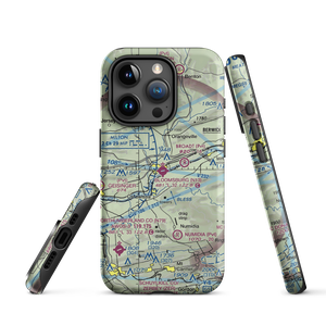 Bloomsburg Municipal Airport (N13) VFR Sectional  Tough iPhone Case