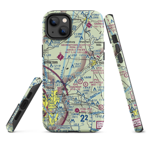 Blue Haven Farm Airport (14KY) VFR Sectional  Tough iPhone Case