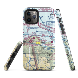 Blue Heron Field (WN49) VFR Sectional  Tough iPhone Case