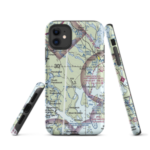 Blue Hill Airport (07B) VFR Sectional  Tough iPhone Case