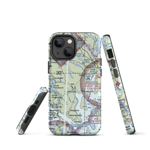 Blue Hill Airport (07B) VFR Sectional  Tough iPhone Case