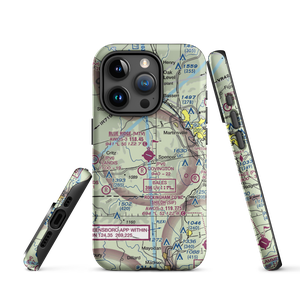 Blue Ridge Airport (MTV) VFR Sectional  Tough iPhone Case