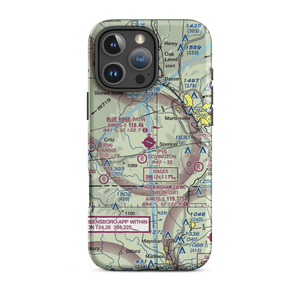 Blue Ridge Airport (MTV) VFR Sectional  Tough iPhone Case