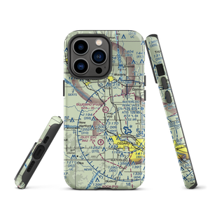 Bluebird Airport (IA17) VFR Sectional  Tough iPhone Case