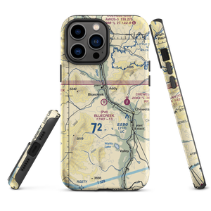 Bluecreek Airport (WA57) VFR Sectional  Tough iPhone Case