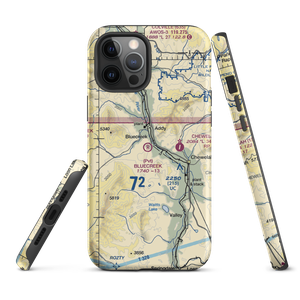 Bluecreek Airport (WA57) VFR Sectional  Tough iPhone Case