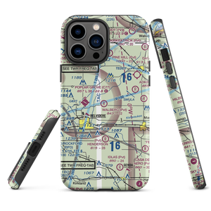 Bob Walberg Field (IL36) VFR Sectional  Tough iPhone Case