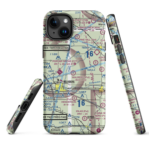 Bob Walberg Field (IL36) VFR Sectional  Tough iPhone Case