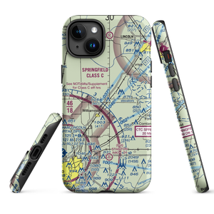 Bock Farms Airport (3LS7) VFR Sectional  Tough iPhone Case