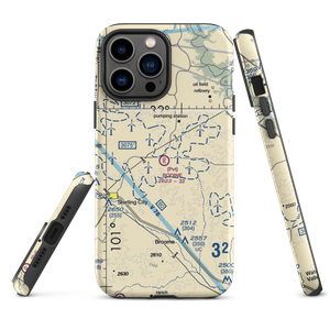 Bodine Airport (96TE) VFR Sectional  Tough iPhone Case