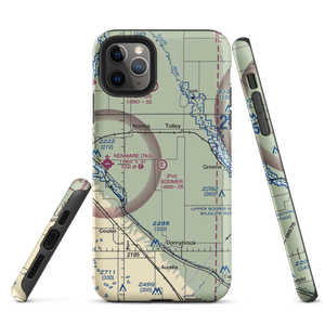 Bodmer Airport (9NA4) VFR Sectional  Tough iPhone Case