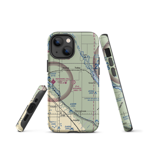 Bodmer Airport (9NA4) VFR Sectional  Tough iPhone Case