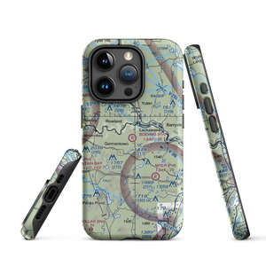 Boehm's Field (2PA1) VFR Sectional  Tough iPhone Case