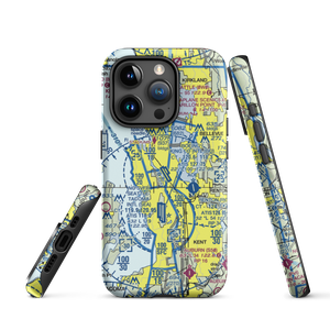 Boeing Field King County International Airport (BFI) VFR Sectional  Tough iPhone Case