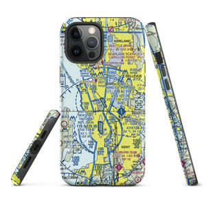 Boeing Field King County International Airport (BFI) VFR Sectional  Tough iPhone Case