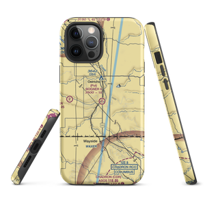 Bogner No Ii Airport (1SD6) VFR Sectional  Tough iPhone Case