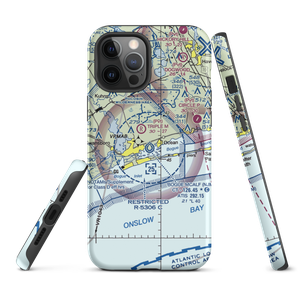 Bogue Field Mcalf Airport (NJM) VFR Sectional  Tough iPhone Case