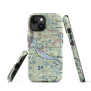 Bogus Creek Airport (WI75) VFR Sectional  Tough iPhone Case