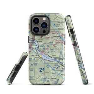 Bogus Creek Airport (WI75) VFR Sectional  Tough iPhone Case