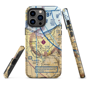 Bolinder Field Tooele Valley Airport (TVY) VFR Sectional  Tough iPhone Case