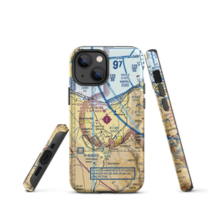 Bolinder Field Tooele Valley Airport (TVY) VFR Sectional  Tough iPhone Case