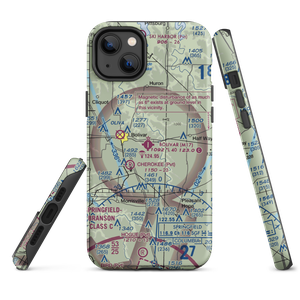 Bolivar Municipal Airport (M17) VFR Sectional  Tough iPhone Case